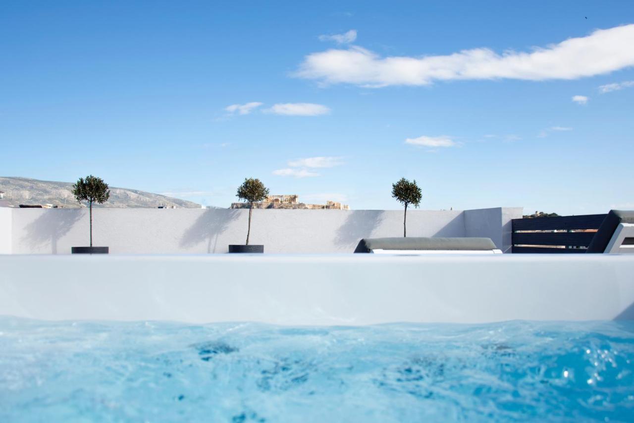 Private Jacuzzi & Acropolis View - The Loft Athena Bagian luar foto